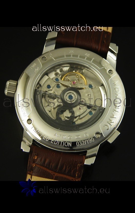 IMG_9081 Mont Blanc Nicolas Riessec Stainless Steel Case in Grey Dial Replica 8