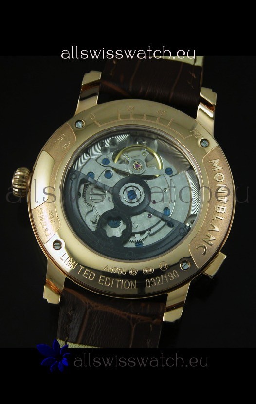 IMG_9081 Mont Blanc Nicolas Riessec Rose Gold Case in White Dial Replica 8