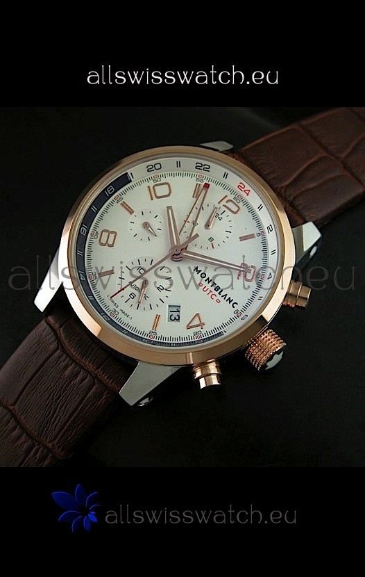 IMG_9081 Mont Blanc UTC in Gold Bezel Replica 8