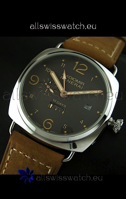 IMG_9081 Panerai Radiomir PAM497 10 Days in Steel Case Replica 8