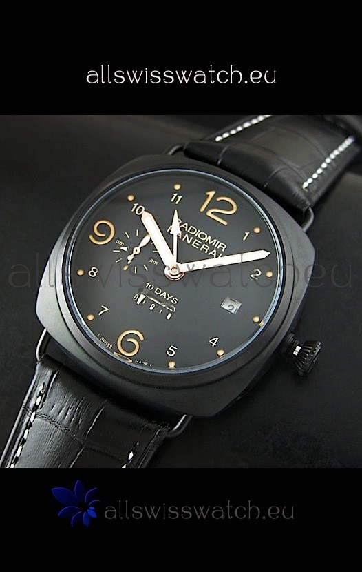 IMG_9081 Panerai Radiomir PAM497 10 Days in PVD Case Replica 8