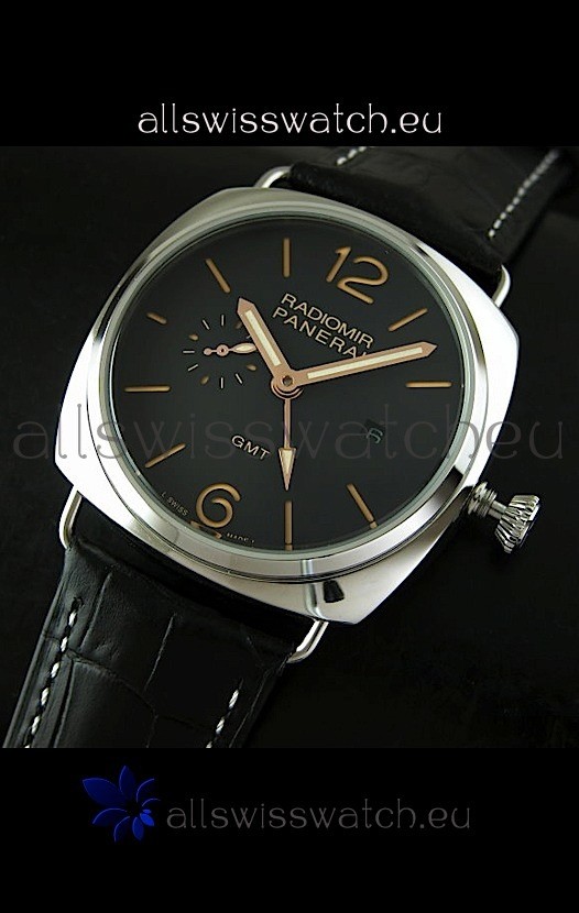 IMG_9081 Panerai Radiomir GMT in Black Dial Replica 8