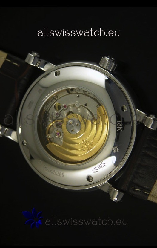 IMG_9081 Patek Philippe Calatrava Stainless Steel Movement Replica 8