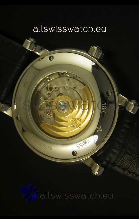 IMG_9081 Patek Philippe Calatrava Stainless Steel Movement Replica 8