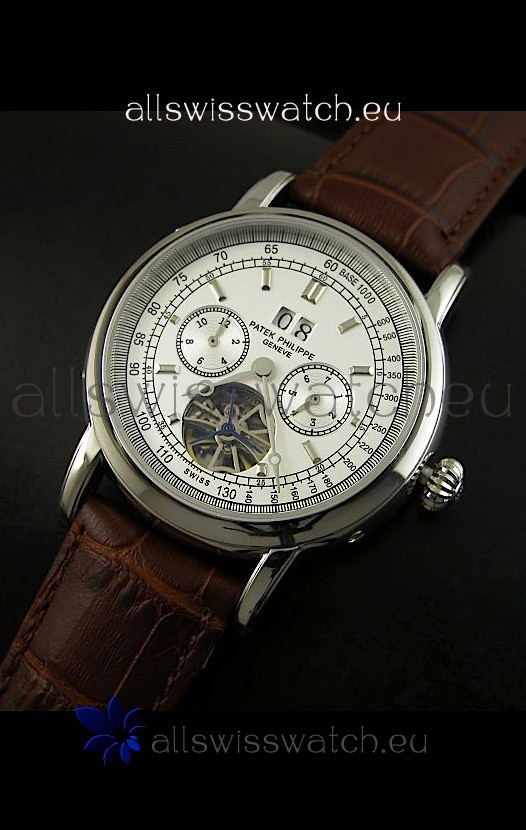 IMG_9081 Patek Philippe Complications Tourbillon in Steel Replica 8
