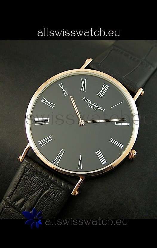 IMG_9081 Patek Philippe Calatrava Ulta-Thin - 4MM Thick Replica 8