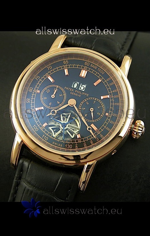 IMG_9081 Patek Philippe Complications Tourbillon in Pink Gold Replica 8
