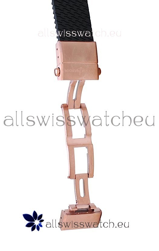 IMG_9081 Ulysse Nardin Diver Pink Gold in Black Dial Replica 8