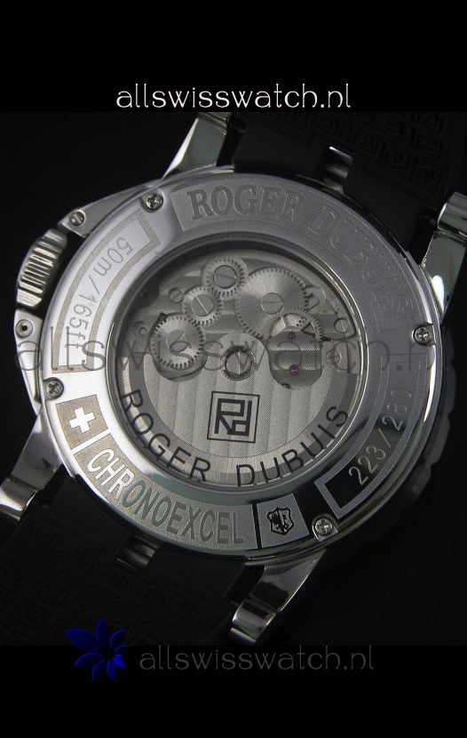 IMG_9081 Roger Dubuis Excalibur Tourbillon Movement - Black Dial Replica 8