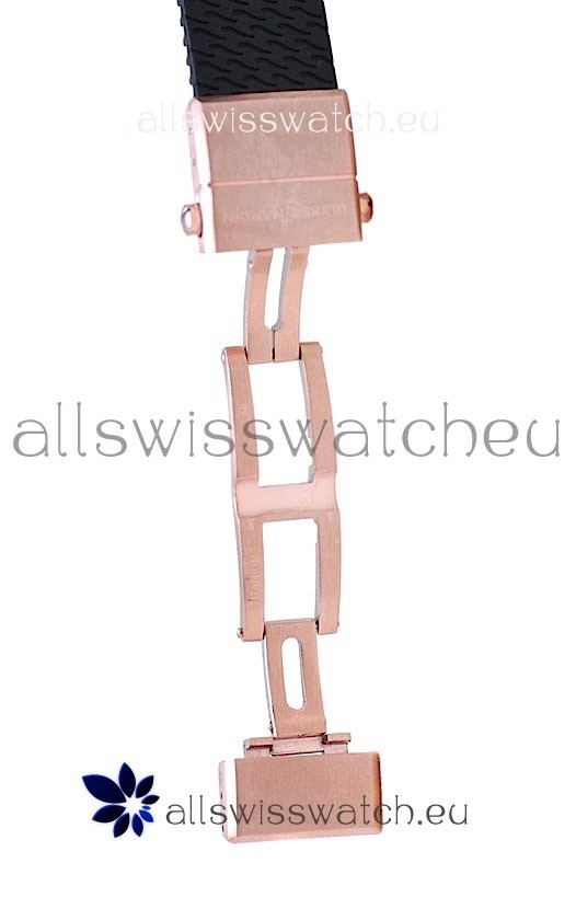 IMG_9081 Ulysse Nardin Diver Starry Night Pink Gold Replica 8
