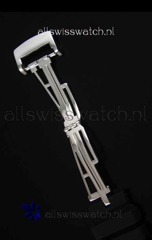 IMG_9081 Audemars Piguet Royal Oak Chronograph in Stainless Steel Case White Dial Replica 8