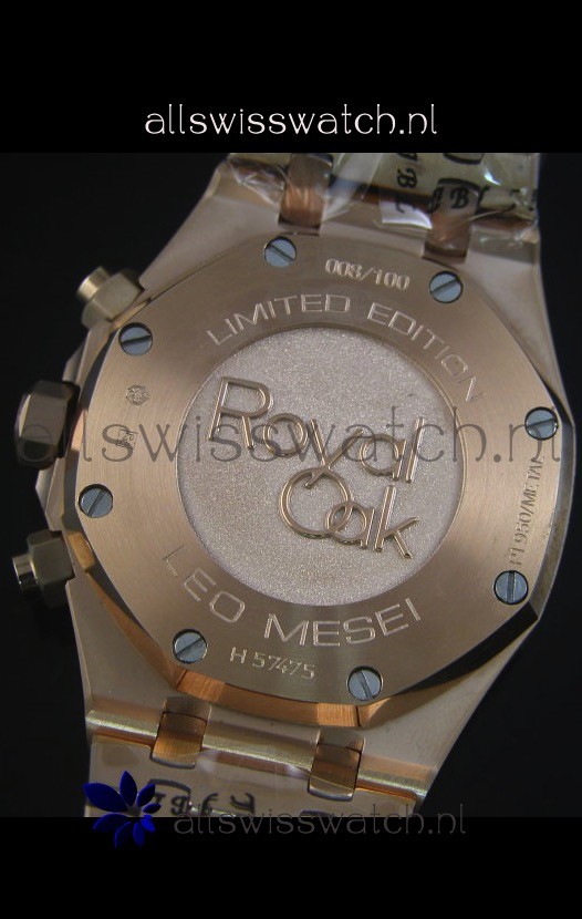 IMG_9081 Audemars Piguet Royal Oak Rose Gold in Blue Ceramic Dial - 1:1 Mirror Replica 8