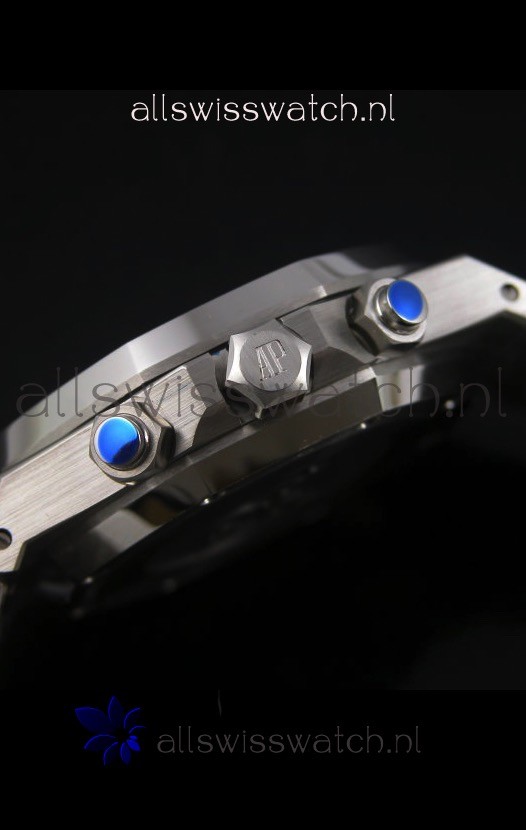 IMG_9081 Audemars Piguet Roal Oak in Blue Dial 1:1 Mirror Replica 8