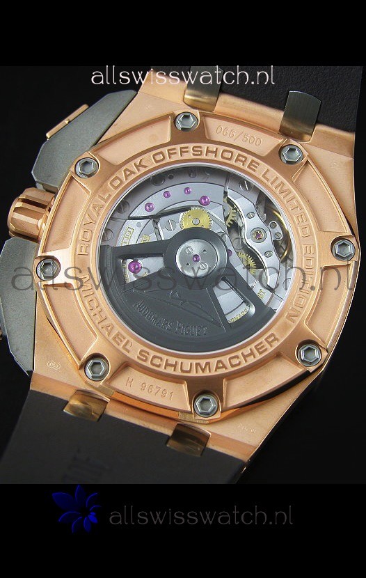 Audemars Piguet Royal Oak Offshore Michael Schumacher Rose Gold - Ultimate 1:1 3126 Movement Replica 8