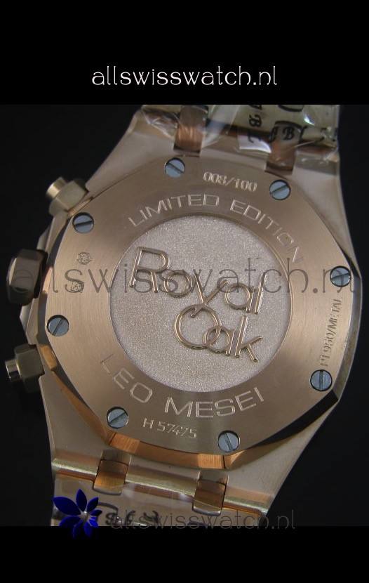 IMG_9081 Audemars Piguet Royal Oak Rose Gold in Black Textured Ceramic Dial - 1:1 Mirror Replica 8