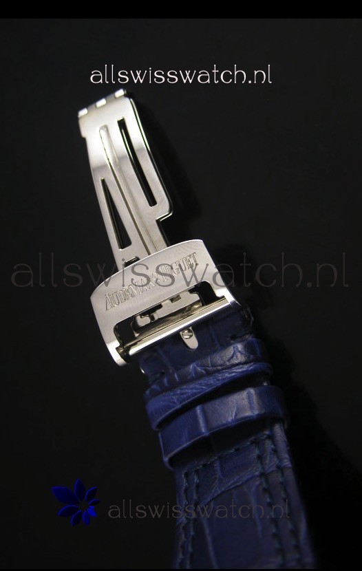 IMG_9081 Audemars Piguet Royal Oak Offshore Rubens Barrichello Titanium Blue - 1:1 Mirror Replica 8
