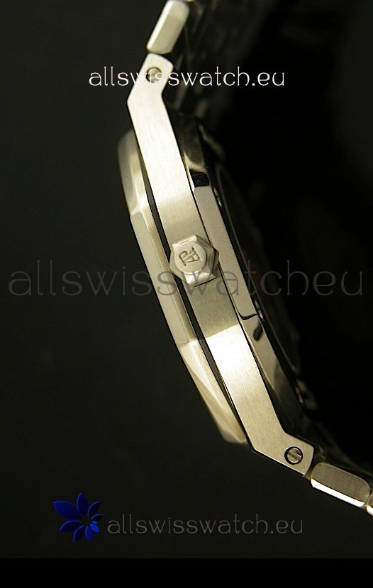 IMG_9081 Audemars Piguet Royal Oak Ultra Thinin Black Dial Replica 8