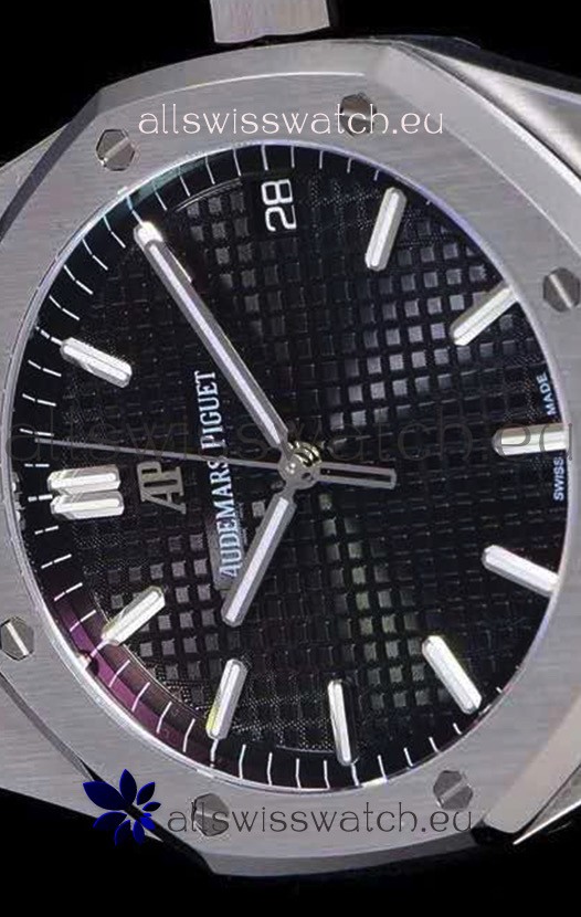 IMG_9081 Audemars Piguet Royal Oak 41MM Blue Dial 904L Steel - 1:1 Mirror Replica 8