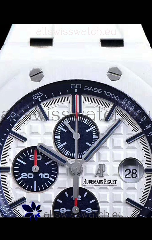 IMG_9081 Audemars Piguet Royal Oak Offshore White Ceramic - Ultimate 1:1 3126 Movement Replica 8
