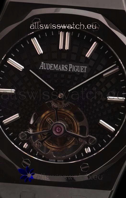 Audemars Piguet Royal Oak Tourbillon 41mm Extra-Thin Ceramic Casing Replica 8