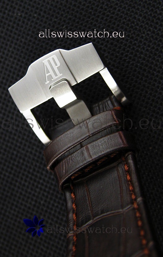 IMG_9081 Audemars Piguet Royal Oak Offshore Brown Dial Chronograph 1:1 Mirror Replica 8
