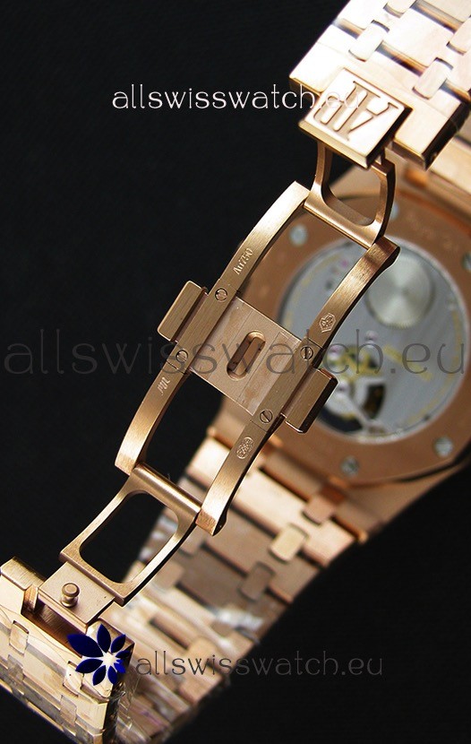 IMG_9081 Audemars Piguet Royal Oak Tourbillon 41mm Extra-Thin Pink Gold Dial Replica 8
