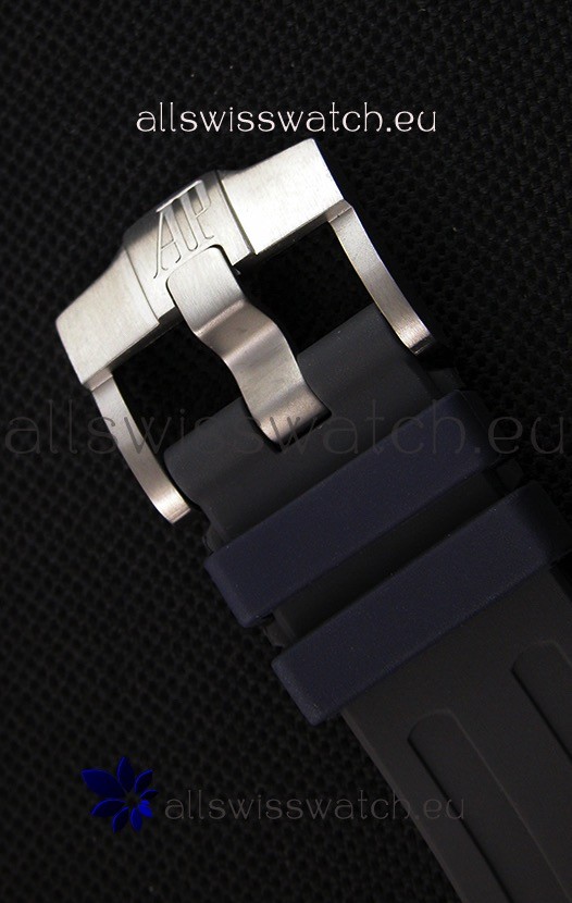 IMG_9081 Audemars Piguet Royal Oak Chronograph Slate Grey Dial Rubber Strap Replica 8