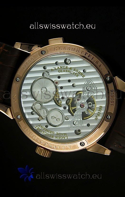 IMG_9081 A.Lange & Sohne Reguliert Manual Handwind in Pink Gold Case Replica 8