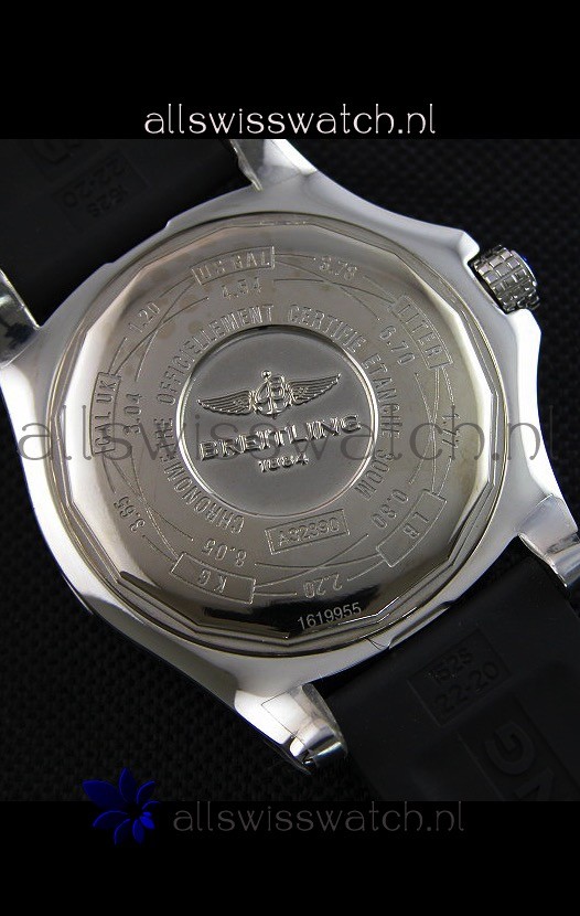 IMG_9081 Breitling Avenger II GMT 1:1 Mirror in Black Dial Replica 8
