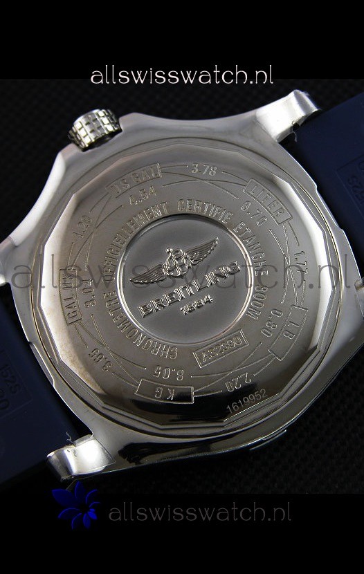 IMG_9081 Breitling Avenger II GMT 1:1 Mirror in Blue Dial Replica 8