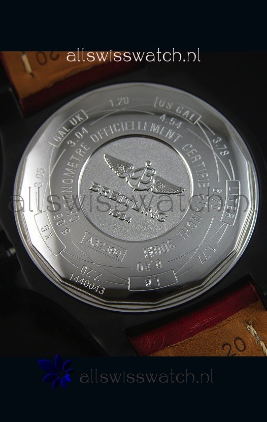 IMG_9081 Breitling Chronometre GMT Carbon Dialin PVD Casing Replica 8