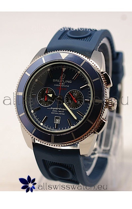 IMG_9081 Breitling SuperOcean Heritage- Rubber Strap Replica 8