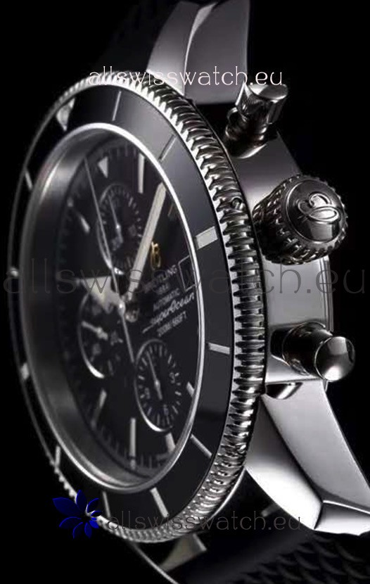 IMG_9081 Breitling SuperOcean Heritage II 44MM Black Dial Replica 8