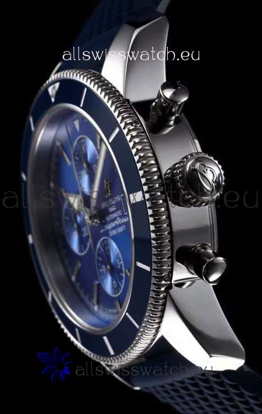 IMG_9081 Breitling SuperOcean Heritage II 44MM Blue Dial Replica 8