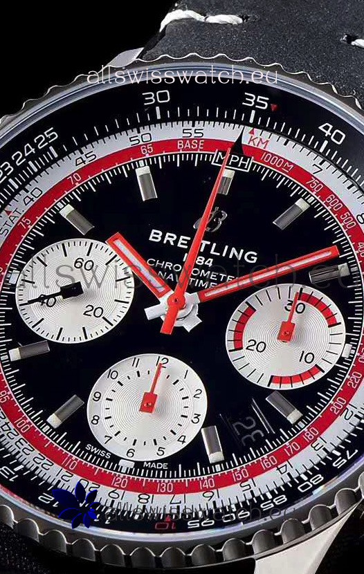 IMG_9081 Breitling Navitimer 1 B01 ChronographAIR Edition 43MM - 904L 1:1 Mirror Replica 8