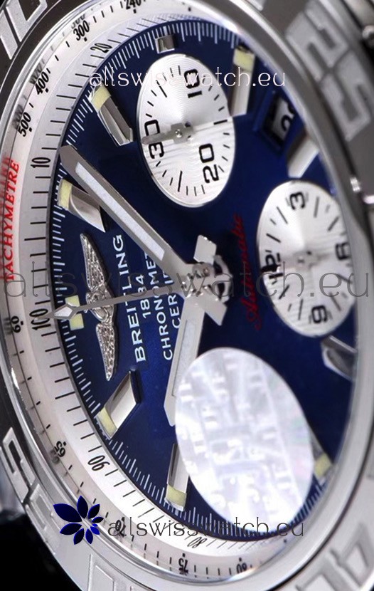 Breitling Chronomat B01 Blue Dial 904L Steel 1:1 Mirror Replica 8