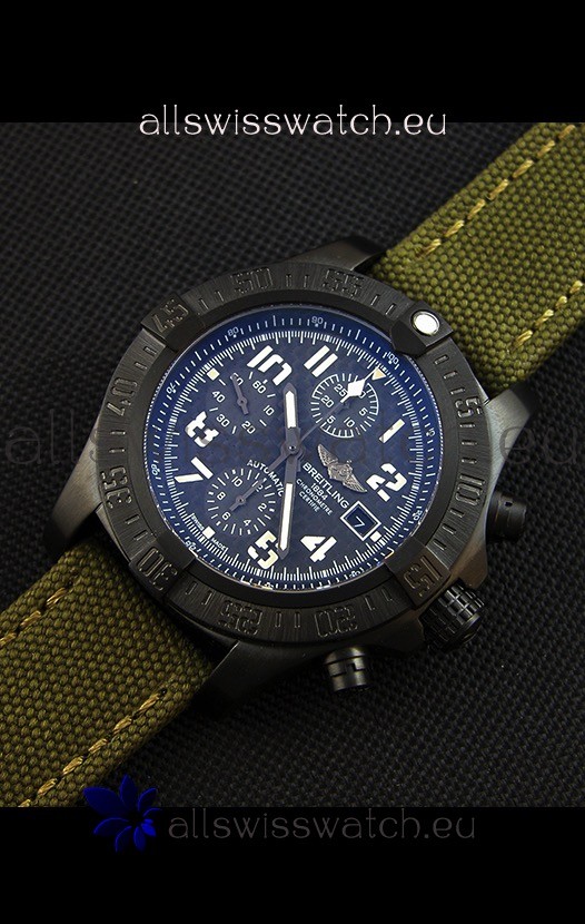 IMG_9081 Breitling Avenger Titanium CaseCarbon Dial 1:1 Mirror Replica 8