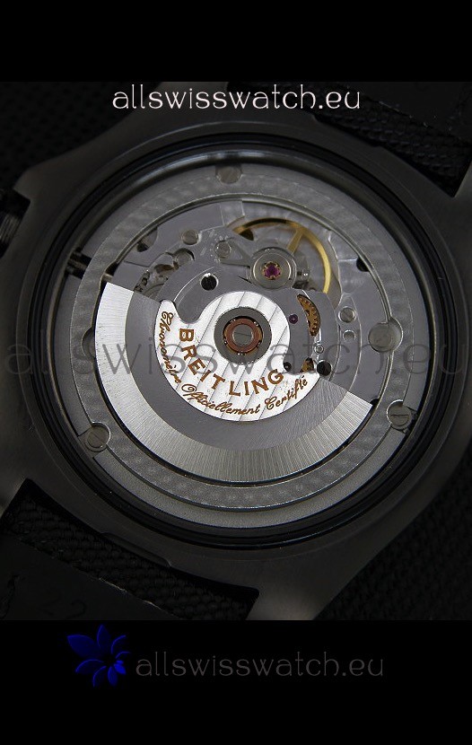 IMG_9081 Breitling Avenger II BlackSteel GMTNylon Strap 1:1 Mirror Replica 8