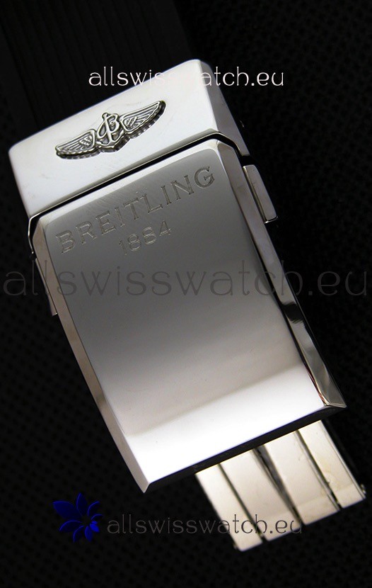 IMG_9081 Breitling SuperOcean Heritage II B20 42MM Black Dial Green Bezel- 1:1 Mirror Edition Replica 8