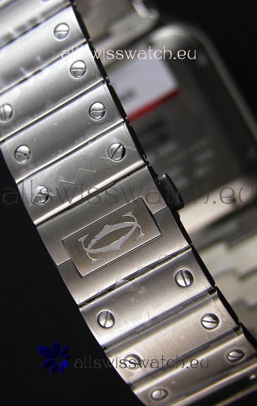 IMG_9081 Cartier Santos De Cartier 1:1 Mirror - 40MM Stainless Steel Replica 8