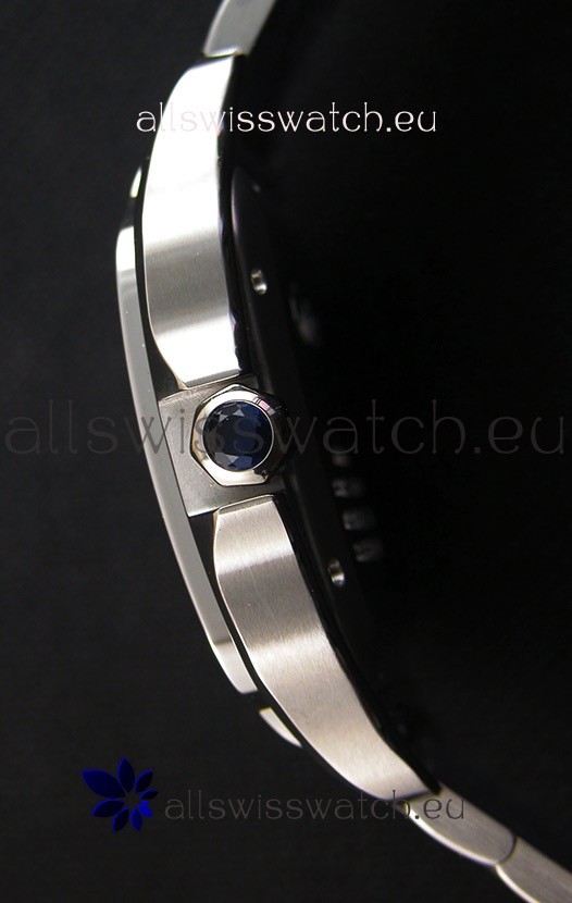 IMG_9081 Cartier Santos De Cartier 1:1 Mirror - 36MM Stainless Steel Replica 8