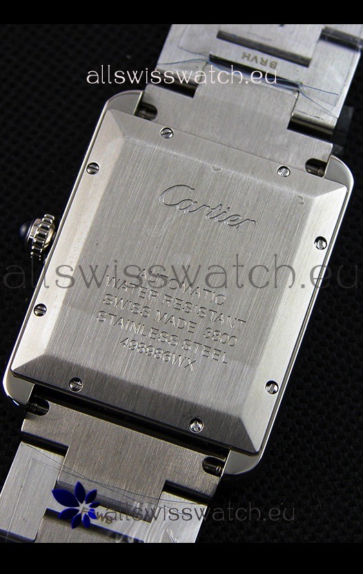 IMG_9081 Cartier Tank Solo Automatic in Leather Strap 31MM Wide Replica 8