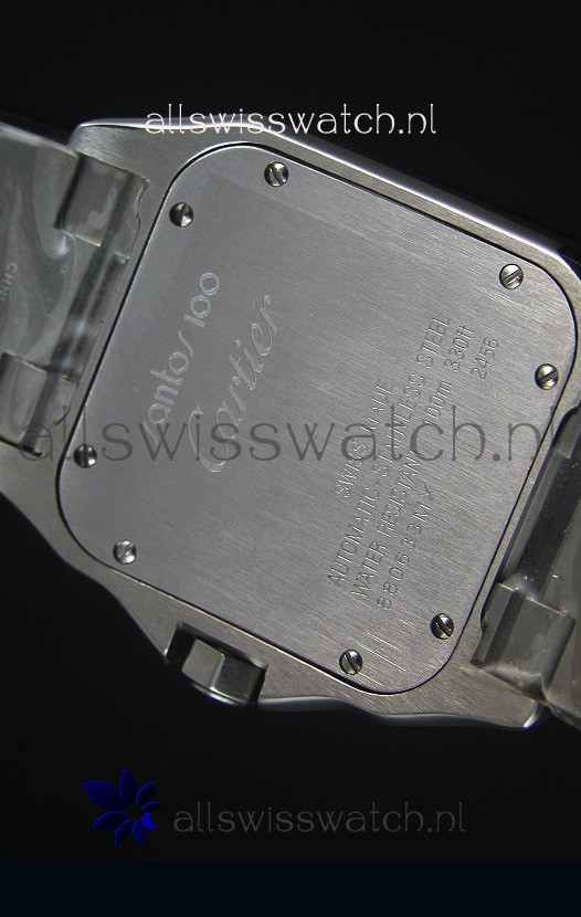 IMG_9081 Cartier Santos 100 42MM Casing with Movement Replica 8