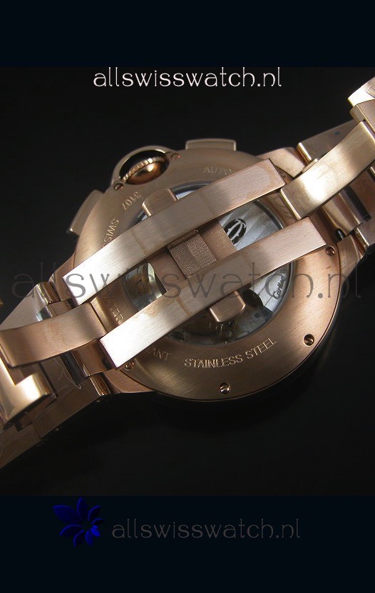 IMG_9081 Ballon De Cartier Chronograph in Rose Gold Case - 1:1 Mirror Replica 8