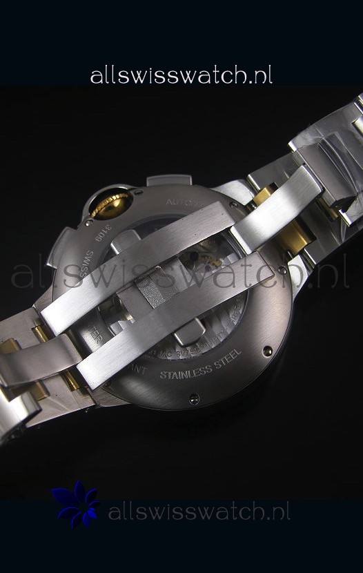 IMG_9081 Ballon De Cartier Chronograph in Yellow Gold Two Tone Case - 1:1 Mirror Replica 8