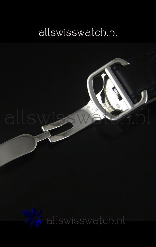 IMG_9081 Cle De Cartier 40MM Steel Case with Leather Steap - 1:1 Mirror Replica 8