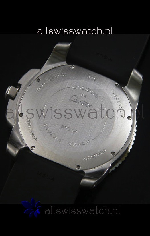 IMG_9081 Calibre De Cartier 42MM White Dial Steel Case - 1:1 Mirror Replica 8