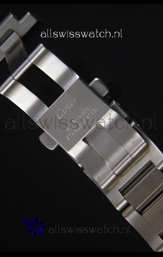 IMG_9081 Calibre De Cartier 42MM Black Dial Two Tone Case - 1:1 Mirror Replica 8