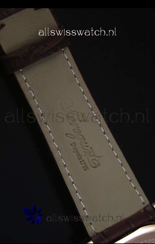 IMG_9081 Breguet Classique Tourbillonin Rose Gold with Diamonds Bezel Replica 8