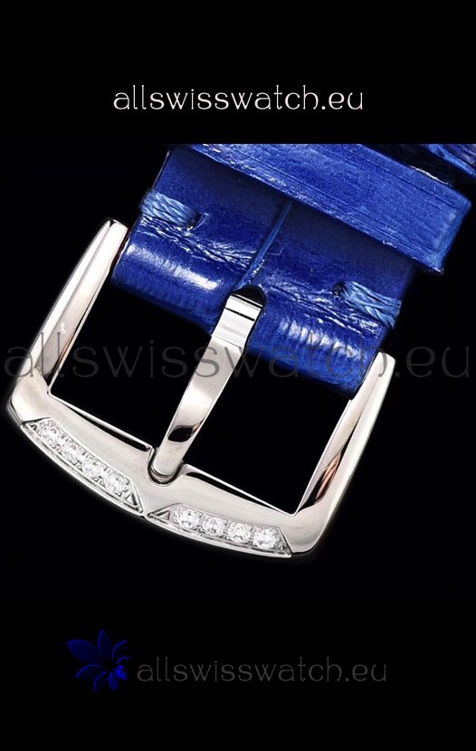 IMG_9081 Franck Muller Long Island Color Dreams Ladies in Blue Strap Replica 8